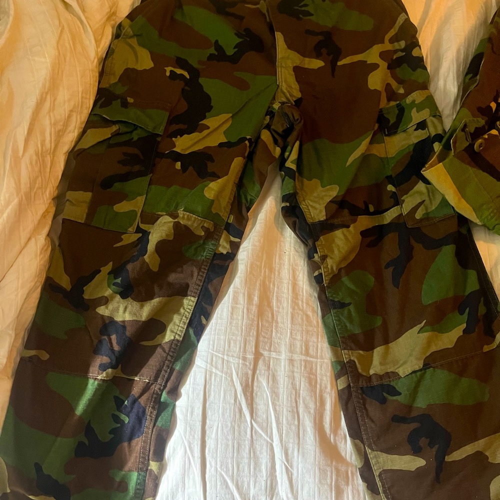 Military fatigues issued by the Navy